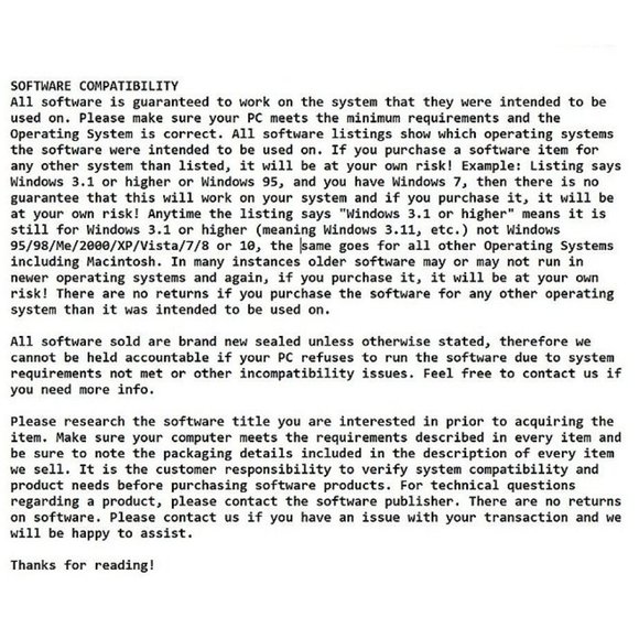 100 MISC CD-ROM LOT 2&3 - PC Software Lot CLEARANCE - NEW CD's in Sleeves - Picture 8 of 8